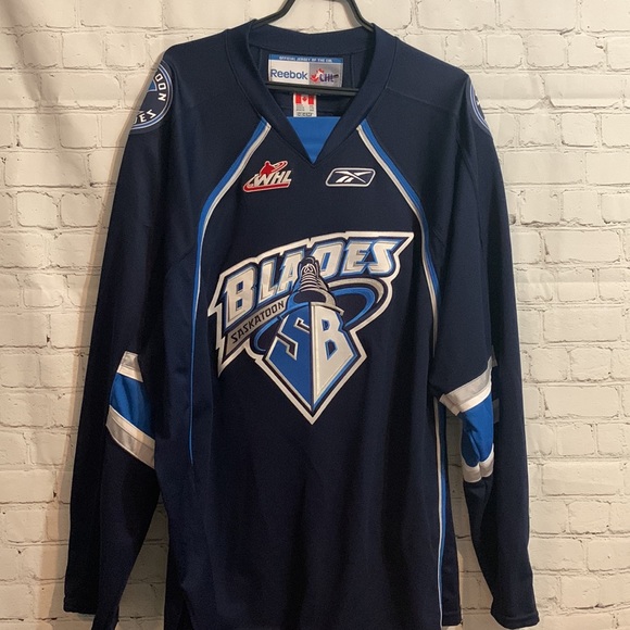 Reebok Shirts Saskatoon Blades Jersey Whl Authentic Reebok Xxl